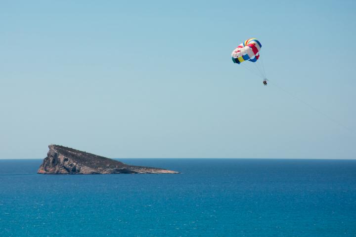 Panorámica de la isla de Benidorm.