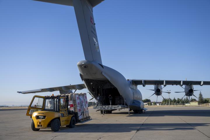 Ayuda humanitaria para los civles de Gaza.