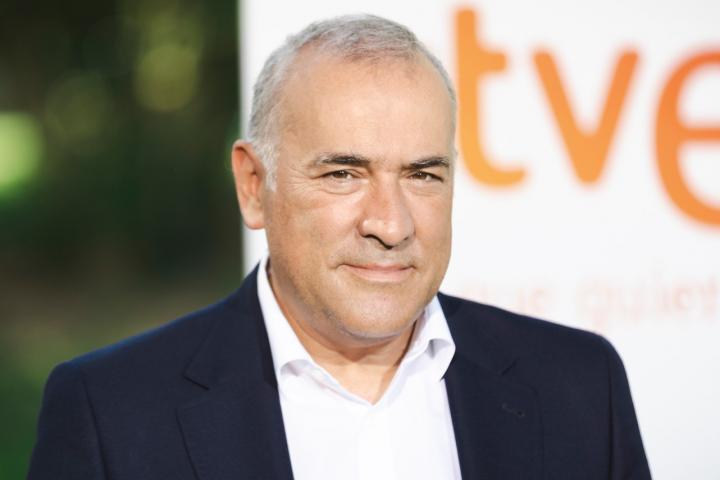 El presentador de TVE, Xabier Fortes.