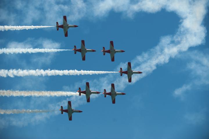 Miembros de la patrulla Águila.