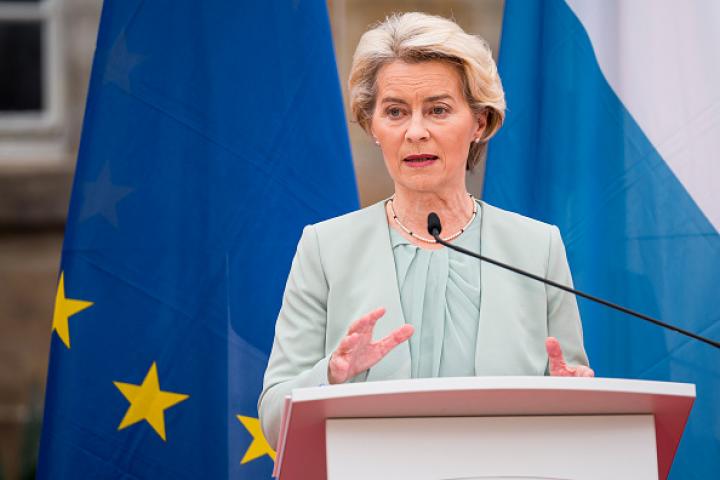 La presidenta de la Comisión Europea, Ursula von der Leyen, en una imagen de archivo.