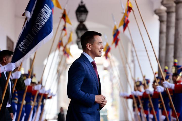 Daniel Noboa, nuevo presidente de Ecuador.