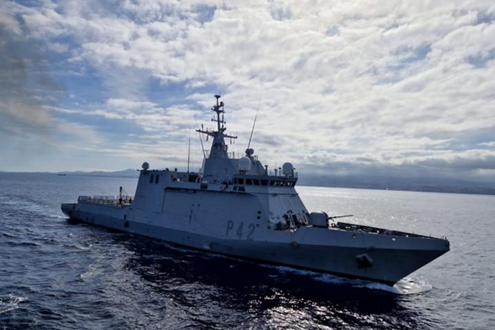 El buque de la Armada Española, Rayo, en una imagen de archivo.