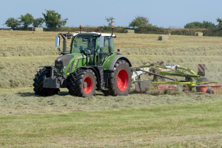 Un remolque agrícola, en una imagen de archivo
