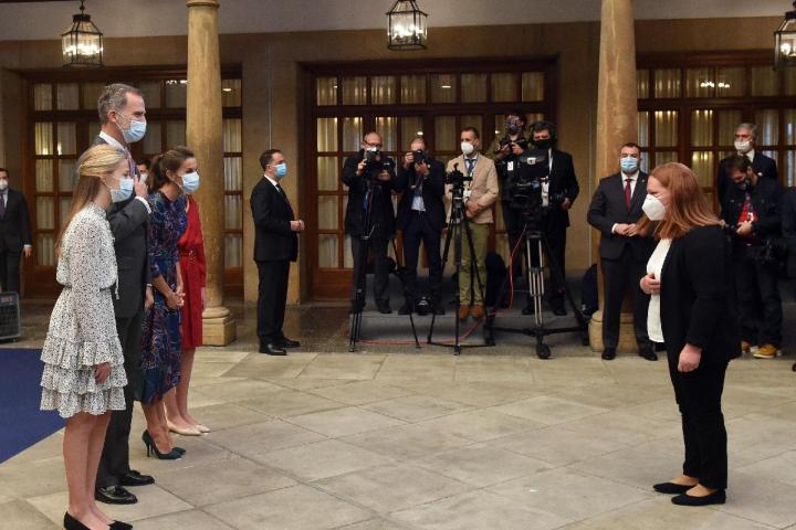 María Jesús Amaro Martín, del servicio de Limpieza del Hospital Universitario Central de Asturias.