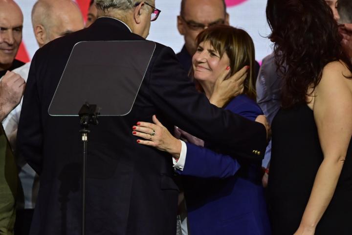 La candidata Patricia Bullrich, gran perdedora de las elecciones presidenciales en Argentina.