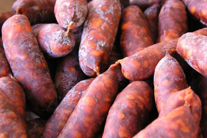 Embutidos, en una imagen de archivo