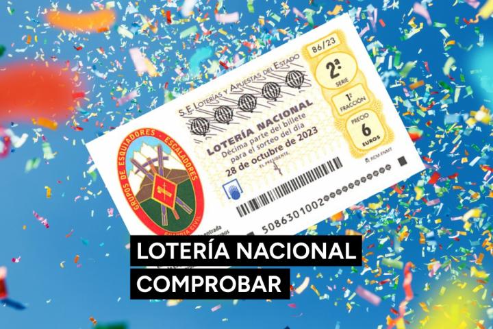 Lotería Nacional en directo: comprobar resultado del sorteo hoy sábado 28 de octubre