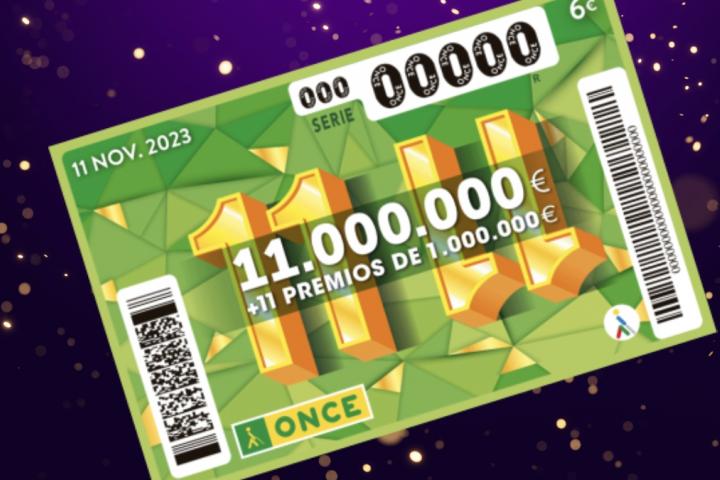 Premios del Sorteo Extra 11 del 11 de la ONCE 2023