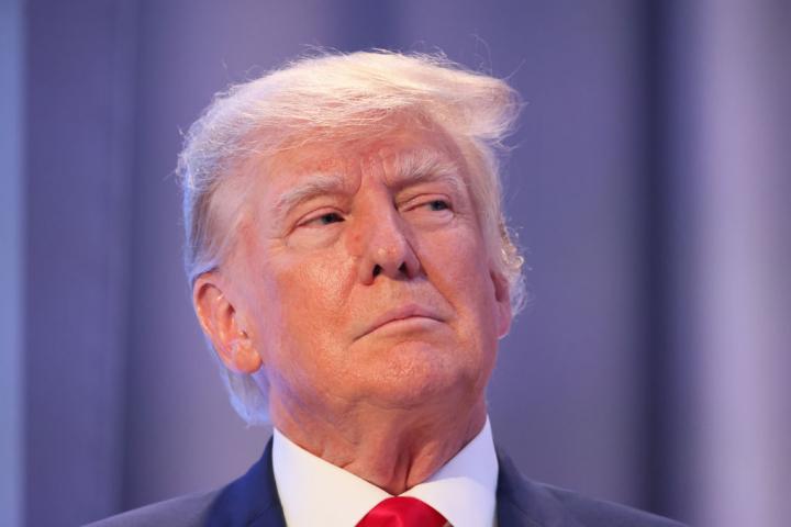 Donald Trump en una imagen reciente tomada en un acto de su campaña.