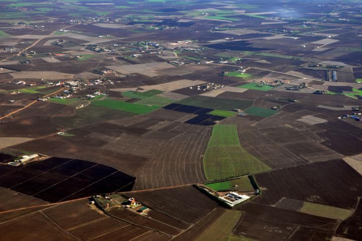 Zona agrícola de Marruecos cercana a Casablanca.