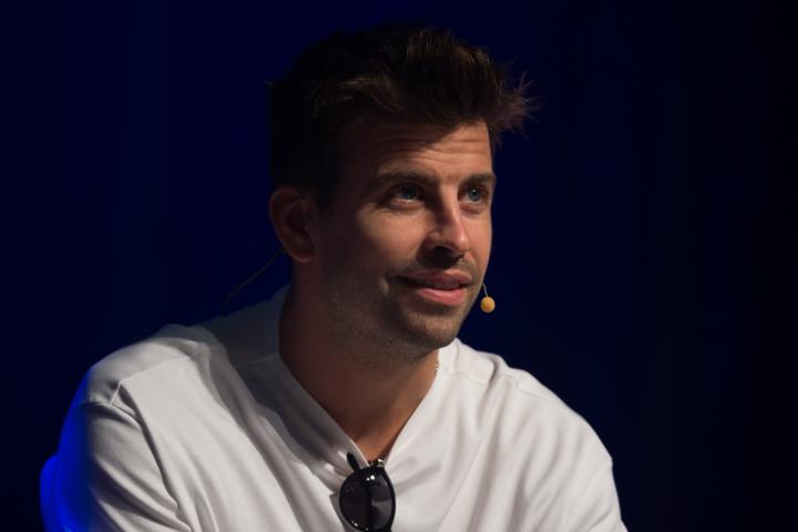Gerard Piqué, en un evento de Kosmos sobre la Kings y la Queens League.