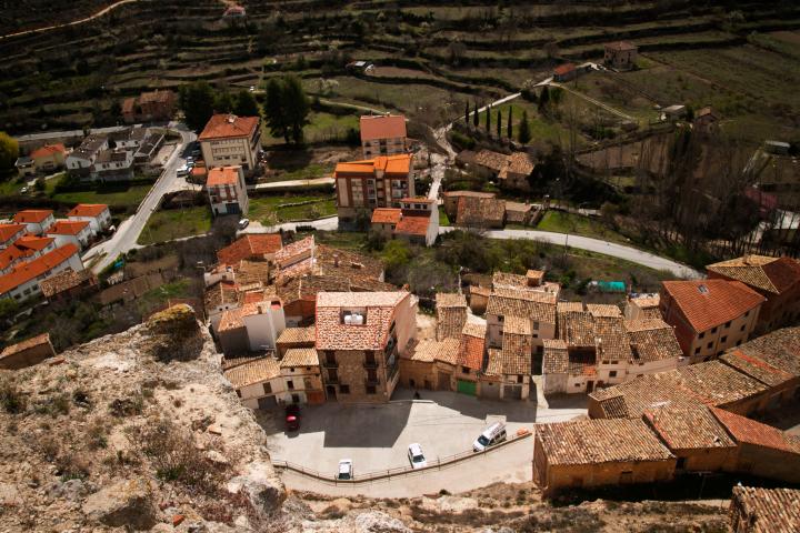 Imagen aérea de Ademuz.