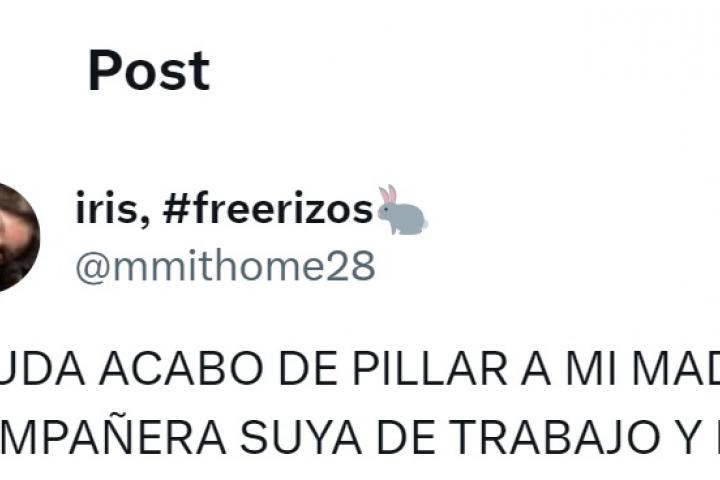 El mensaje de @mmithome28