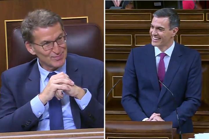 Alberto Núñez Feijóo y Pedro Sánchez