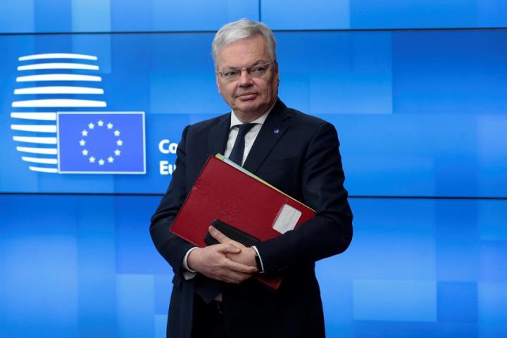 Didier Reynders, comisario de Justicia de la UE, en una imagen de archivo.