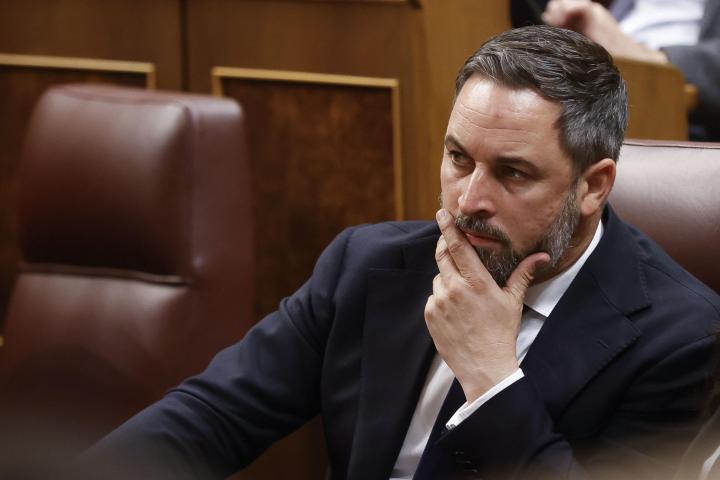 El líder de Vox, Santiago Abascal.