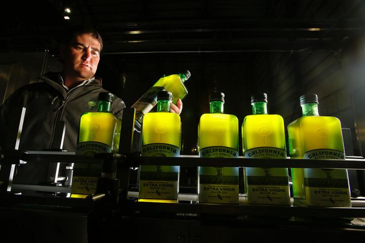 Productor de aceite de oliva en California.