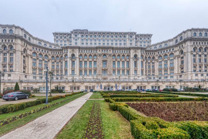 El parlamento de Rumanía.