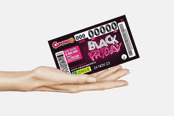 Cupón del sorteo del Cuponazo del Black Friday de la ONCE 2023