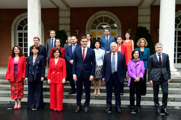 Pedro Sánchez, con su primer Ejecutivo en junio de 2018