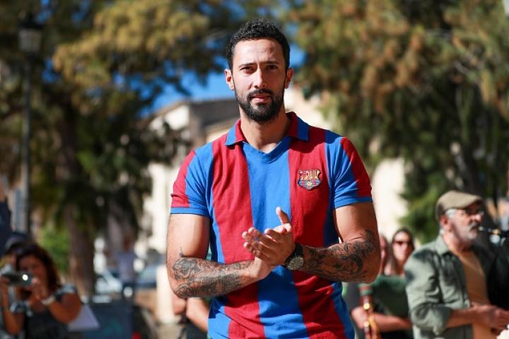 El rapero mallorquín Valtònyc, tras su regreso a España al prescribir su condena.