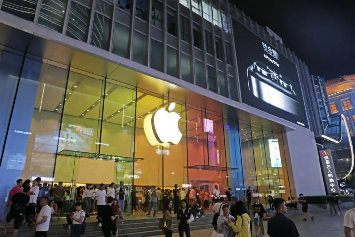 Tienda Apple en Shanghai (China).