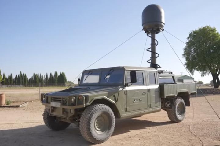 Despliegue del Cervus III durante un ejercicio militar