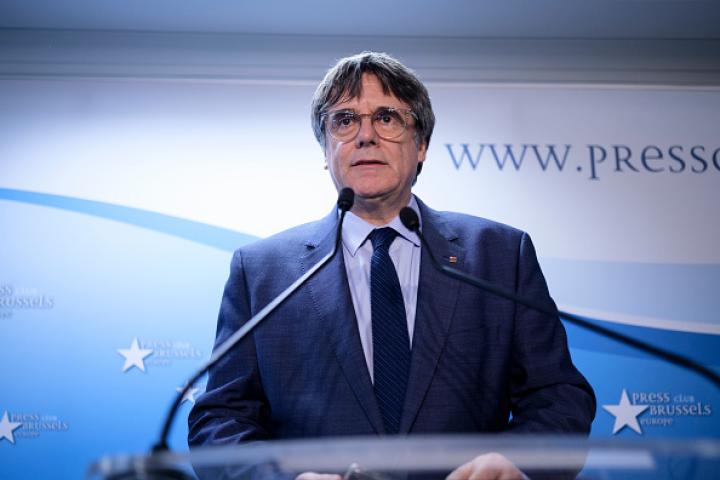 El expresident de la Generalitat y eurodiputado Carles Puigdemont.