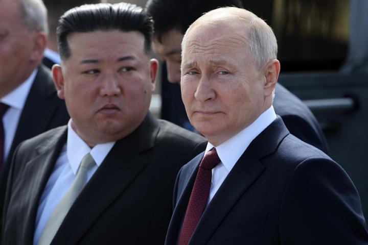 Putin y Kim Jong-un, durante una visita del mandatario norcoreano a Rusia.