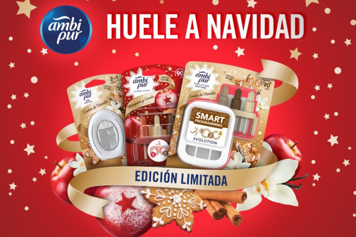 Fragancias de Navidad de Ambipur.