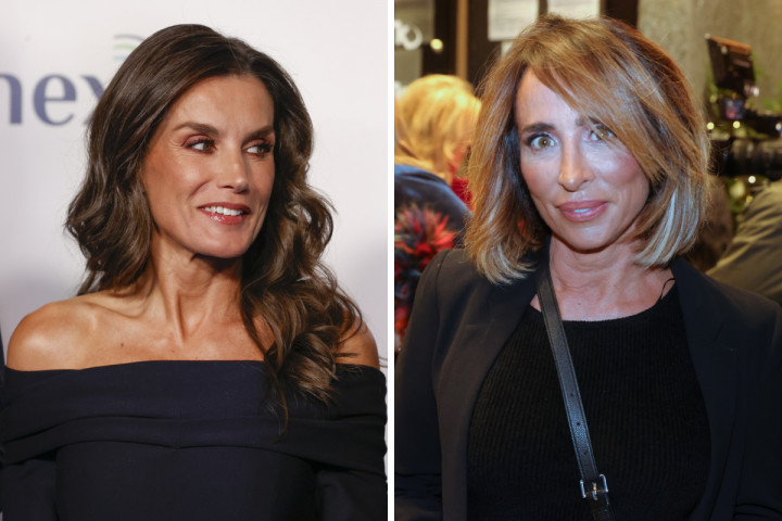 La reina Letizia y la presentadora María Patiño.