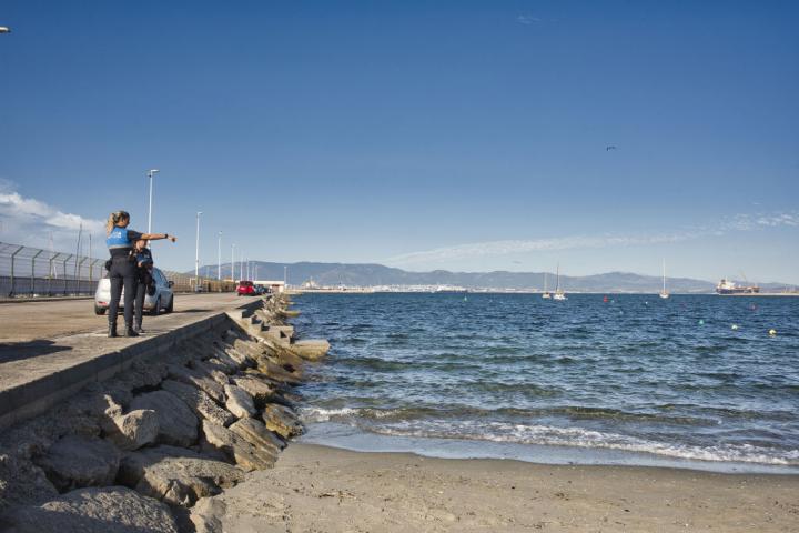 Paisaje costero de Algeciras (Cádiz)