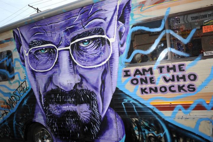 Una pintura de 'Breaking Bad'.