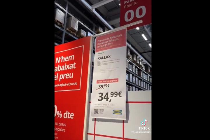 Captura del vídeo publicado por @juliasalassss en Tiktok