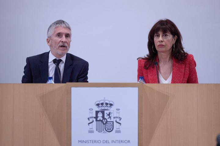 Fernando Grande-Marlaska y Ana Redondo