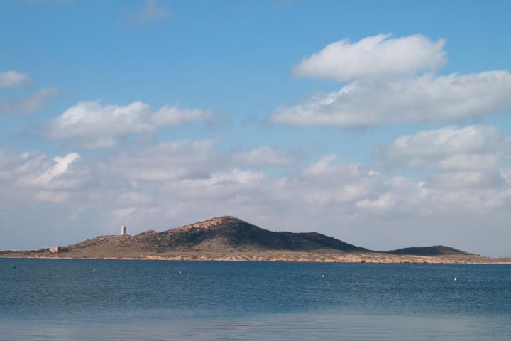 Isla Mayor, en el mar Menor, en Murcia.