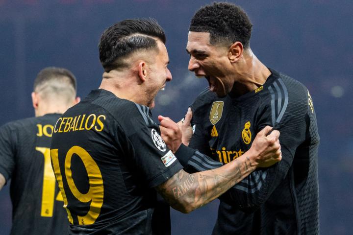 Ceballos y Bellingham celebran el gol de la victoria frente al Union Berlin