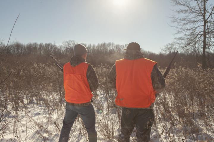 Imagen de archivo de dos cazadores.