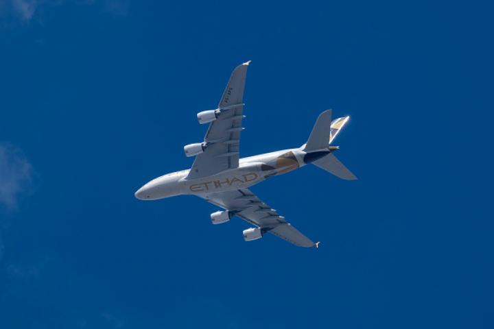 Imagen de archivo de un Airbus A380-861.