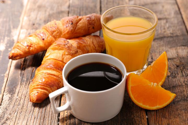 Imagen de archivo de un desayuno.