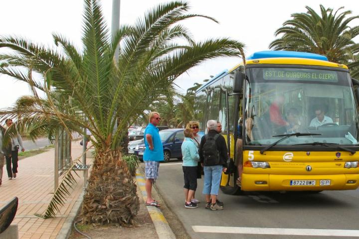 Guaguas municipales en Canarias