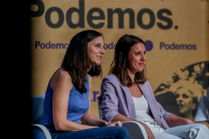 Ione Belarra e Irene Montero.
