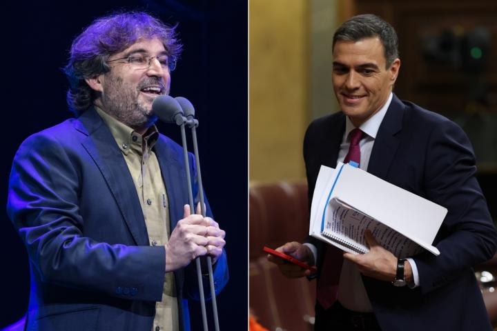 Jordi Évole y Pedro Sánchez