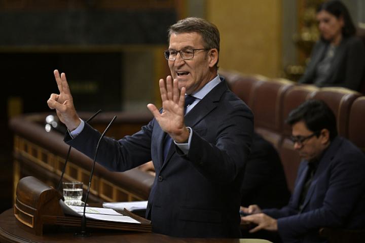 El líder del PP, Alberto Núñez Feijóo, en una imagen de archivo.