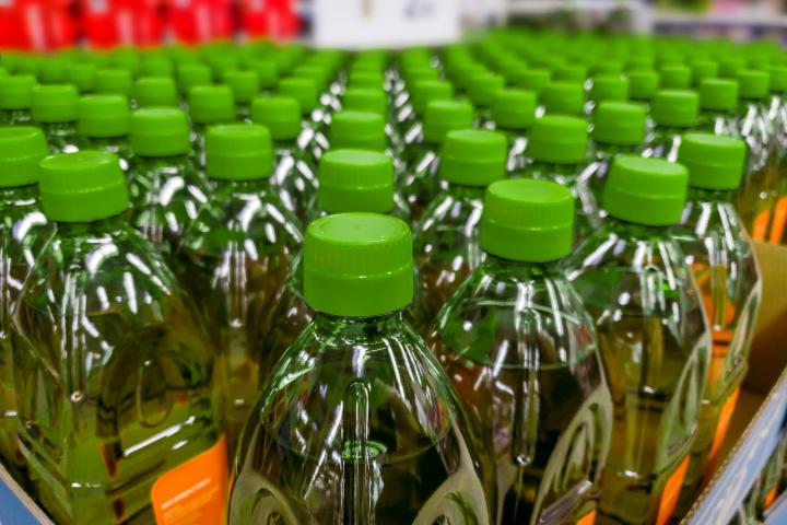 Botellas de aceite de oliva.