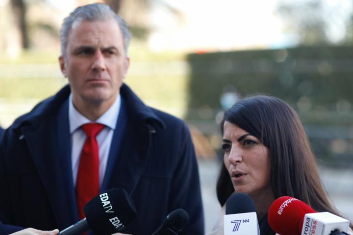 Ortega Smith junto a Macarena Olona.