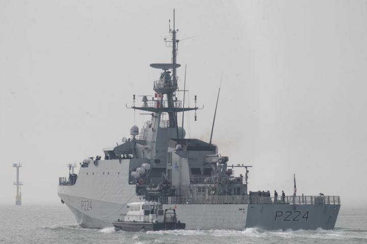 Un buque HMS Trent, en una imagen de archivo