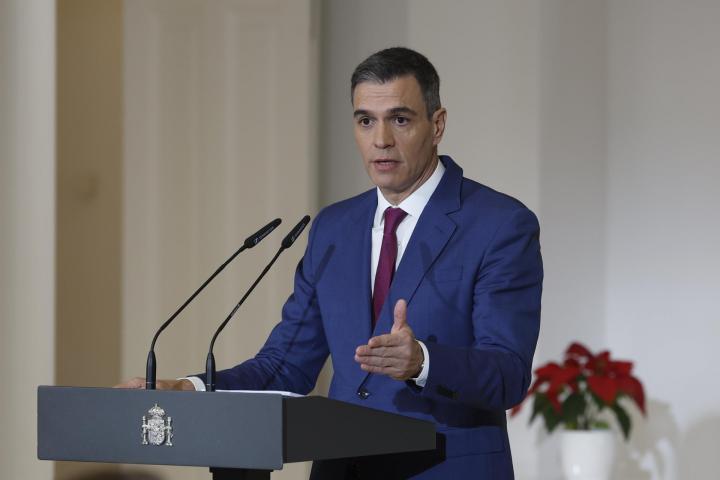 El presidente del gobierno, Pedro Sánchez,