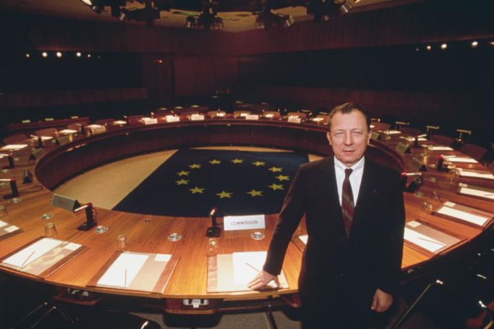Jacques Delors, en una imagen en su etapa como presidente de la Comisión Europea